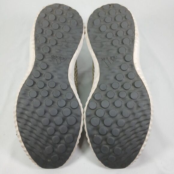 Adidas Alphabounce Beyond Men 8 Olive Cushioned Knit Running Sneaker - Picture 11 of 13